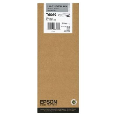 Inkoustová náplň Epson T6069 světle světlá černá