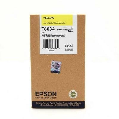Inkoustová náplň Epson T6034 žlutá
