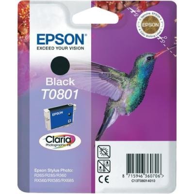 Inkoustová náplň Epson T0801 černá