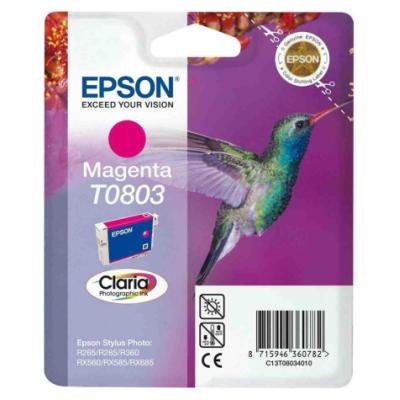 Inkoustová náplň Epson T0803 červená