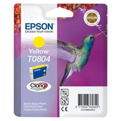 Inkoustová náplň Epson T0804 žlutá