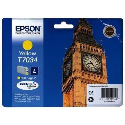 Inkoustová náplň Epson T7034 žlutá