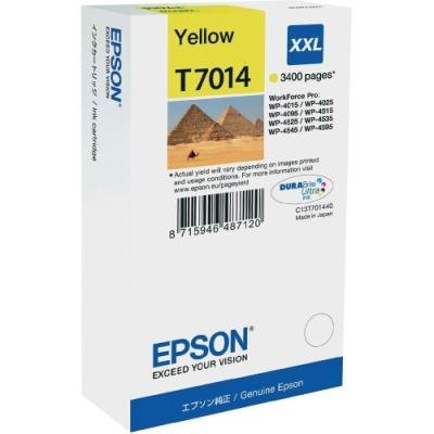 Inkoustová náplň Epson T7014 žlutá