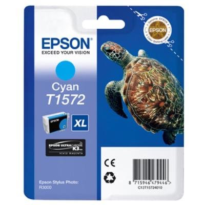 Inkoustová náplň Epson T1572 modrá