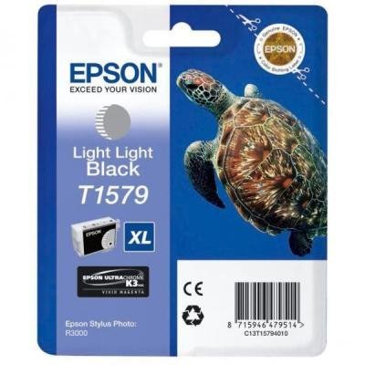 Inkoustová náplň Epson T1579 světle světlá černá