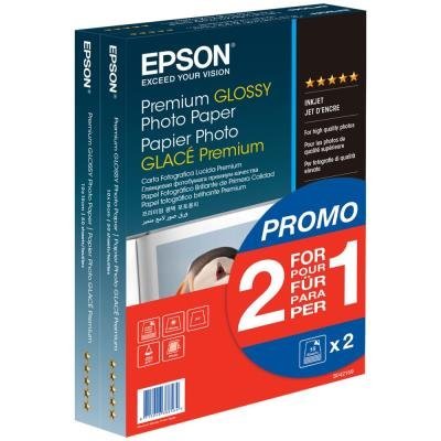 EPSON Paper Premium Glossy Photo 10x15 (80 sheet),255g/m2, PROMO 2za1