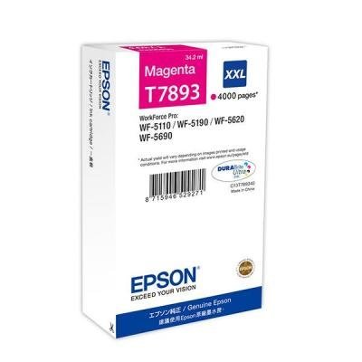 Inkoustová náplň Epson T7893 XXL purpurová