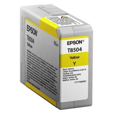 Inkoustová náplň Epson T8504 žlutá