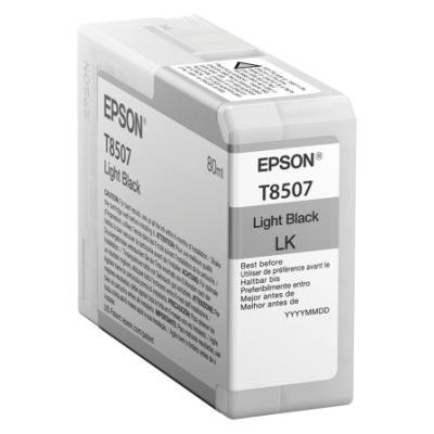 Inkoustová náplň Epson T8507 šedá