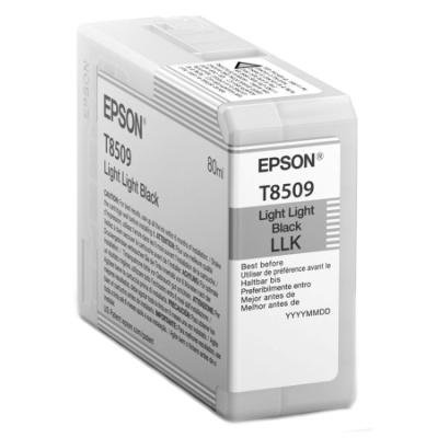 Inkoustová náplň Epson T8509 světle šedá