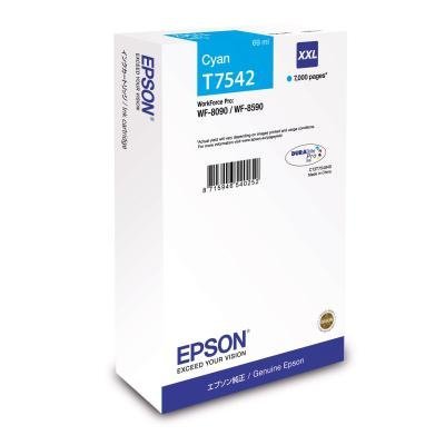 Inkoustová náplň Epson T7542 XXL modrá