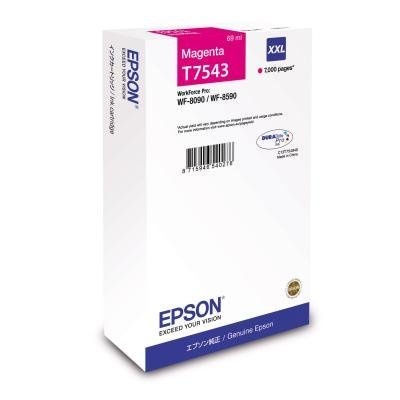 Inkoustová náplň Epson T7543 XXL purpurová