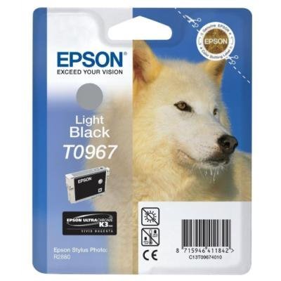 Inkoustová náplň Epson T0967 světlá černá