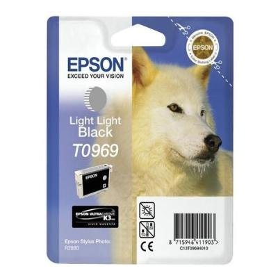 Inkoustová náplň Epson T0969 světlá světlá černá