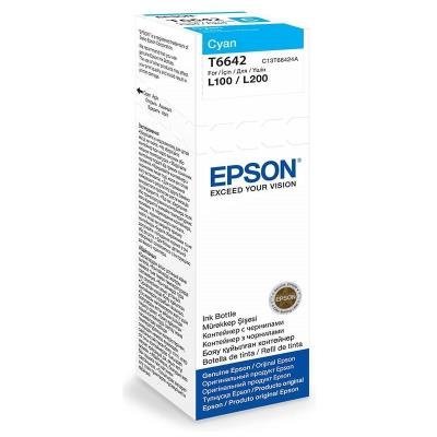 Inkoustová náplň Epson T6642 modrá