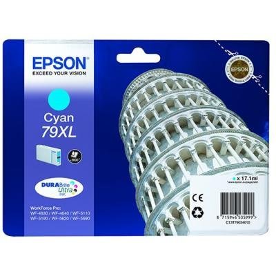 Inkoustová náplň Epson T7902 azurová