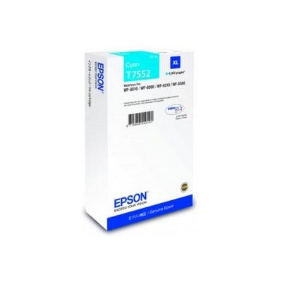 Inkoustová náplň Epson T7552 XL modrá