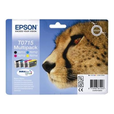 Inkoustová náplň Epson T0715 CMYK