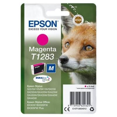 Epson inkoustová náplň/ Singlepack T1283 DURABrite Ultra Ink/ Magenta