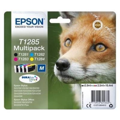 Epson inkoustová náplň/ Multipack T1285 DURABrite Ultra Ink/ 4x barvy