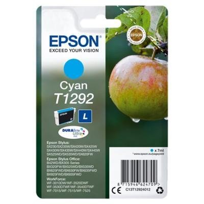 Epson inkoustová náplň/ Singlepack T1292 DURABrite Ultra Ink/ azurová