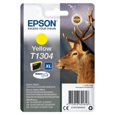 Epson inkoustová náplň/ Singlepack T1304 DURABrite Ultra Ink/ Žlutá