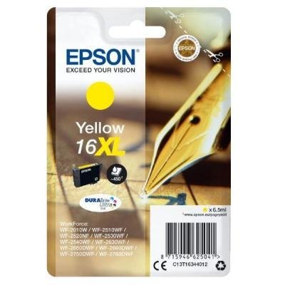 Inkoustová náplň Epson T1634 žlutá