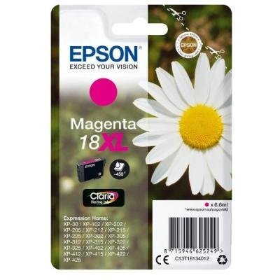 Epson inkoustová náplň/ Singlepack 18XL Claria Home Ink/ Magenta