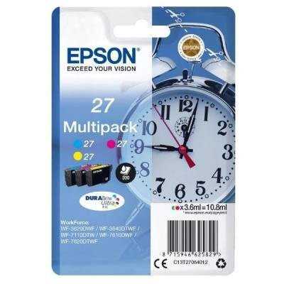 Epson inkoustová náplň/ Multipack 27 DURABrite Ultra Ink/ 3x barvy