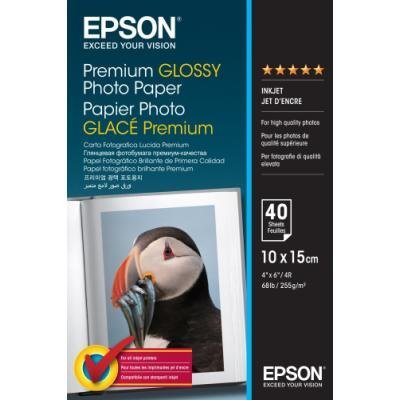 Fotopapír Epson Premium Glossy 10x15cm 40ks