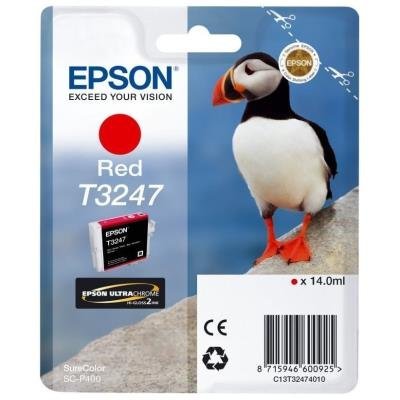 Inkoustová náplň Epson T3247 červená