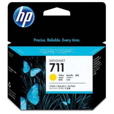 HP inkoustová kazeta 711 žlutá CZ136A originál