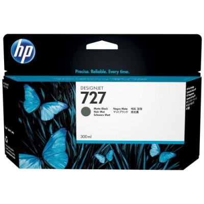 Inkoustová náplň HP 727 (C1Q12A) černá matná