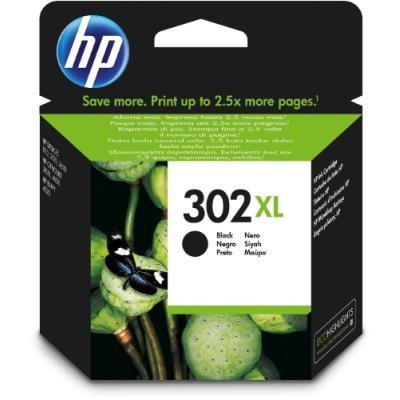 Inkoustová náplň HP 302XL (F6U68AE) černá