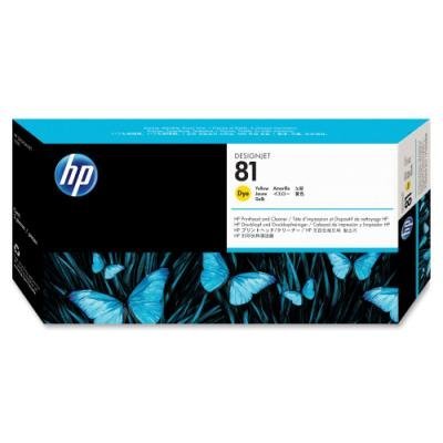HP (81) tisková hlava žlutá pro DSJ 5x00, C4953A  originál