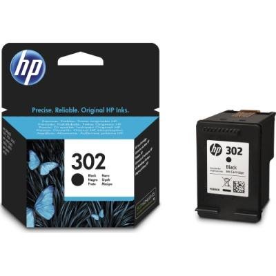 HP inkoustová kazeta 302 černá F6U66A originál