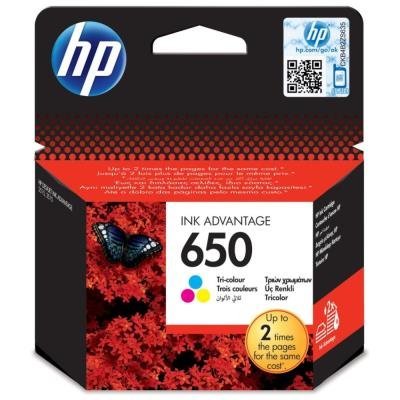 HP 650 (CZ102AE) CMY