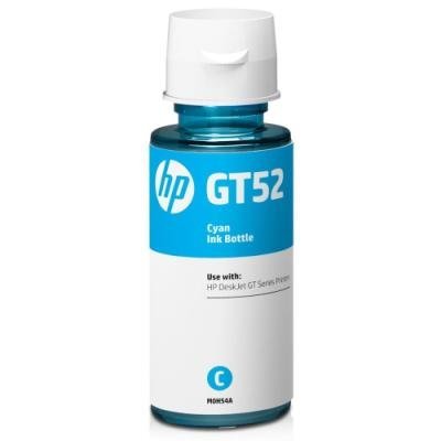 HP inkoustová lahvička GT52 azurová M0H54AE originál