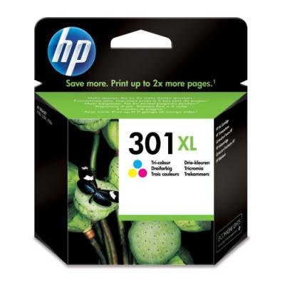 Inkoustová náplň HP 301XL (CH564EE) CMY
