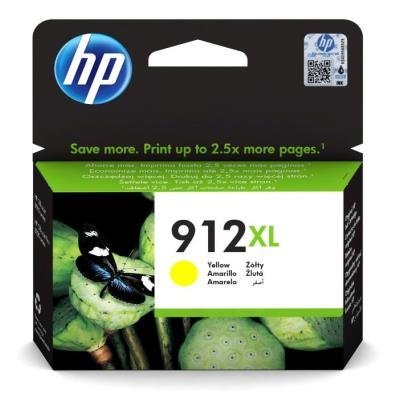 HP cartridge 912XL (yellow, 825str.) pro HP OfficeJet 8013, HP OfficeJet Pro 8023