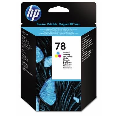Inkoustová náplň HP 78 (C6578DE) CMY