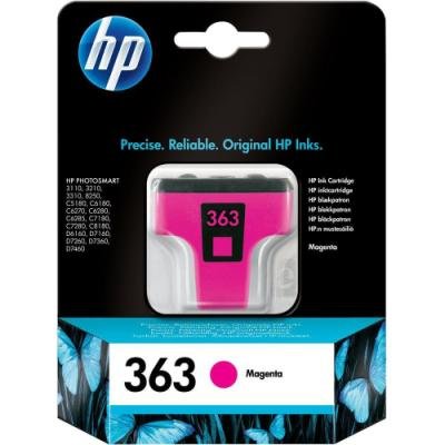 Inkoustová náplň HP 363 (C8772EE) červená