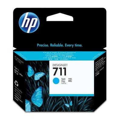 Inkoustová náplň HP 711 (CZ130A) azurová