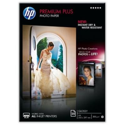 HP Premium Plus Glossy Photo Paper, 20 listů/A4/210 x 297 mm