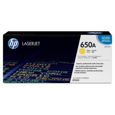 Toner HP 650A (CE272A) žlutý