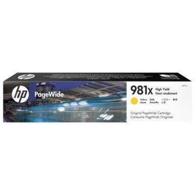 HP 981X Žlutá originální kazeta PageWide s vysokou výtěžností