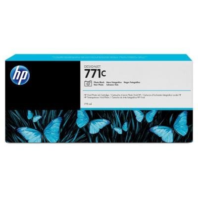 HP 771C Fotografická Černá inkoustová kazeta DesignJet, 775 ml