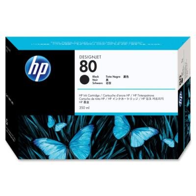 Inkoustová náplň HP 80 (C4871A) černá