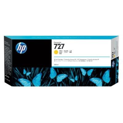 HP 727 Žlutá inkoustová kazeta DesignJet, 300 ml
