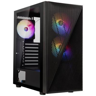 BitFenix skříň Helios / ATX / 4x120mm FRGB fan / 2xUSB 3.0 / USB 2.0 / tvrzené sklo / černá